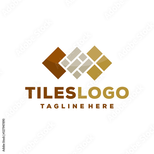 tiles flooring logo design creative	

