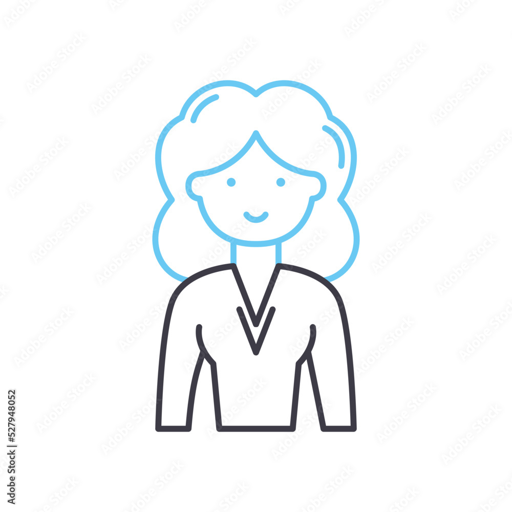 pretty line icon, outline symbol, vector illustration, concept sign pretty line icon, outline symbol, vector illustration, concept sign