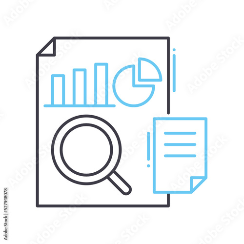preparation line icon, outline symbol, vector illustration, concept sign