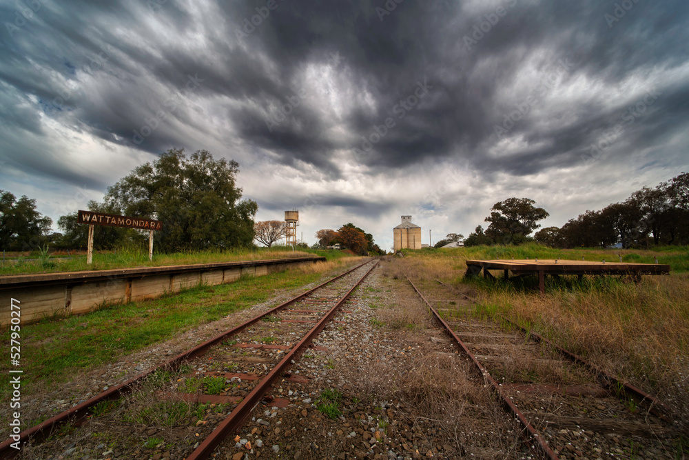 Fototapeta premium Abandoned railway station