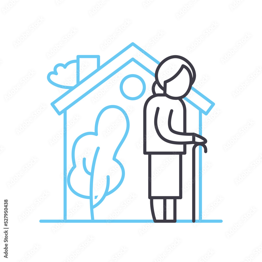 recreation line icon, outline symbol, vector illustration, concept sign recreation line icon, outline symbol, vector illustration, concept sign