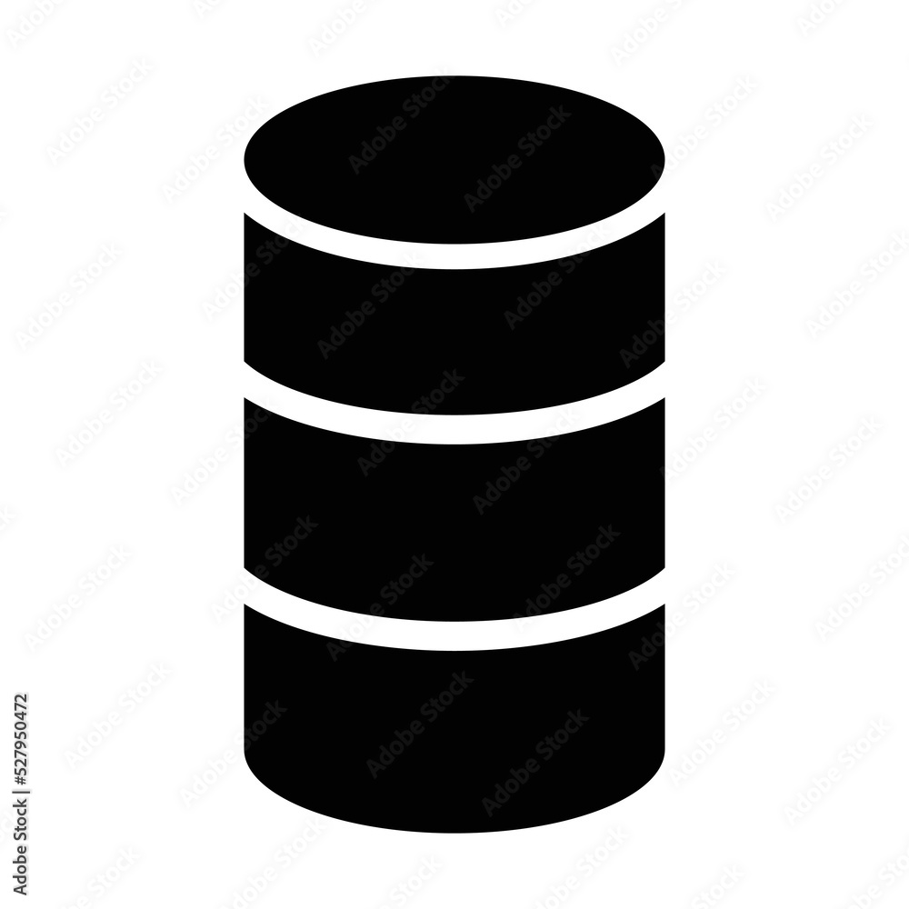 Database black icon. Suitable for website, content design, poster, banner, or video editing needs Database black icon. Suitable for website, content design, poster, banner, or video editing needs