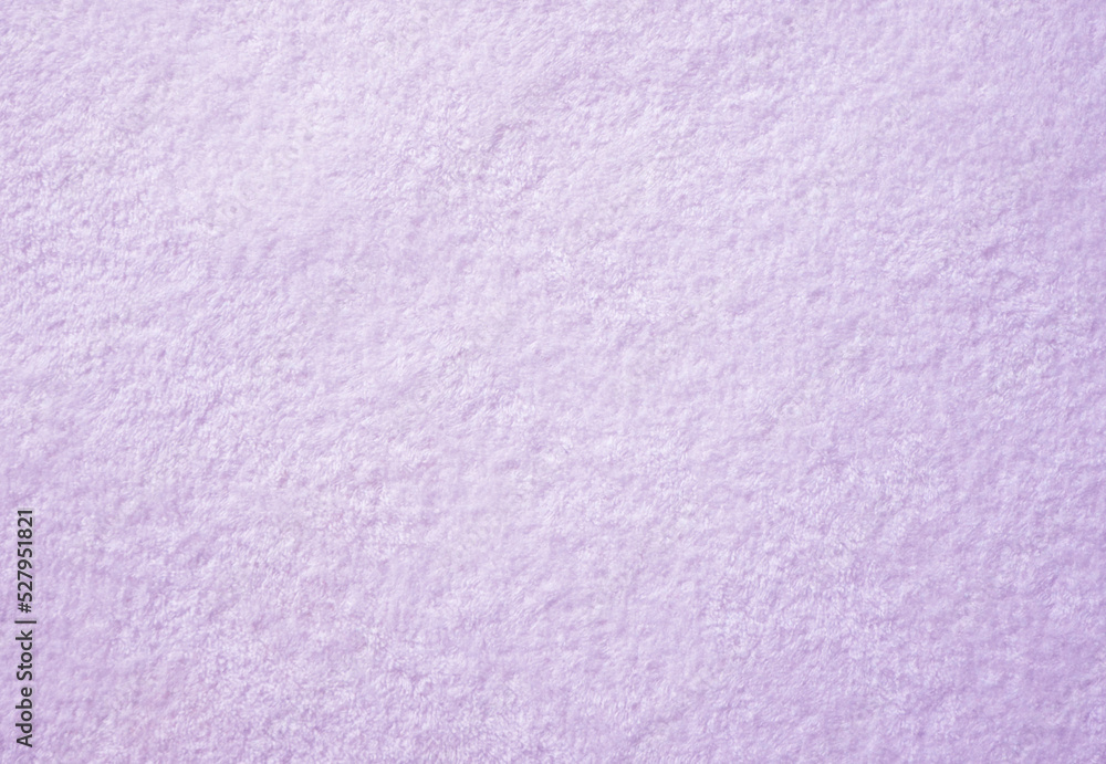 Pastel purple towel blanket texture background. Soft and fluffy fabrics. - obrazy, fototapety, plakaty 