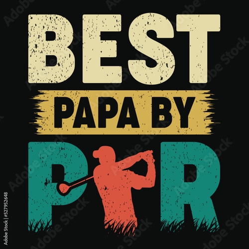 Golf Quotes Saying T-Shirt Design, Golfer Elements Vector.