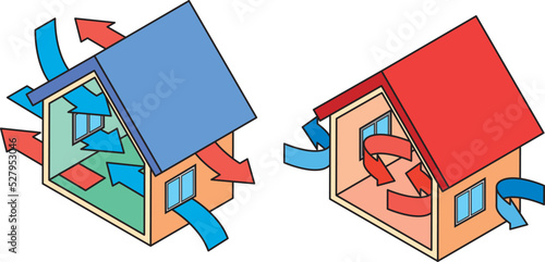 高気密高断熱住宅とすきまが空いている住宅