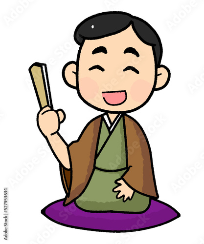 落語家の人です。