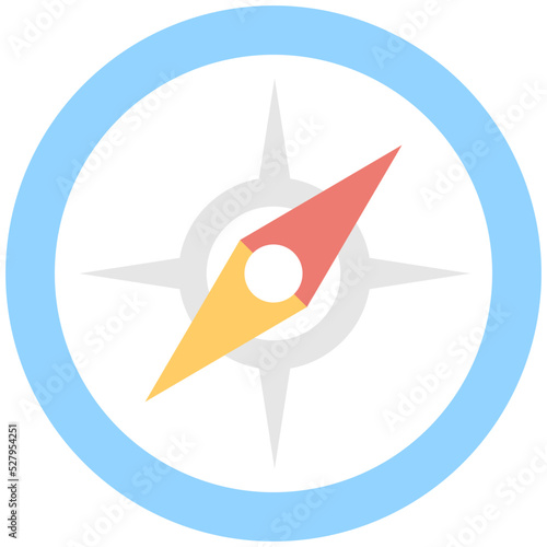 Compass Vector Icon