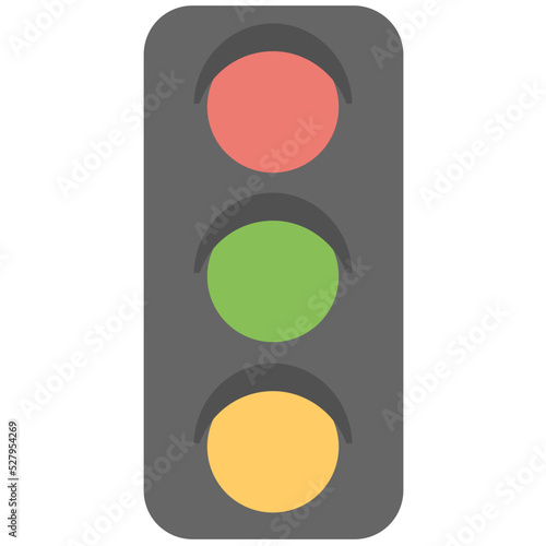 Traffic Lights Vector Icon