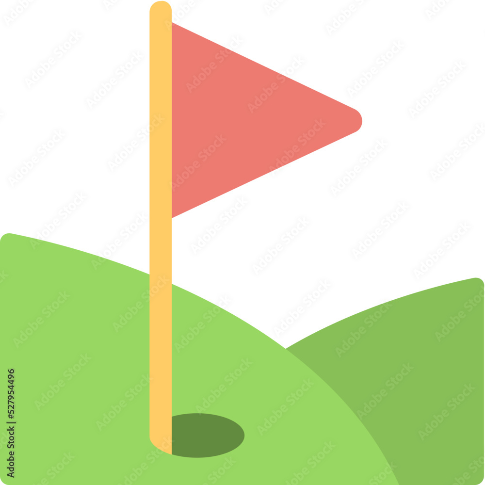 Golf Vector Icon Golf Vector Icon