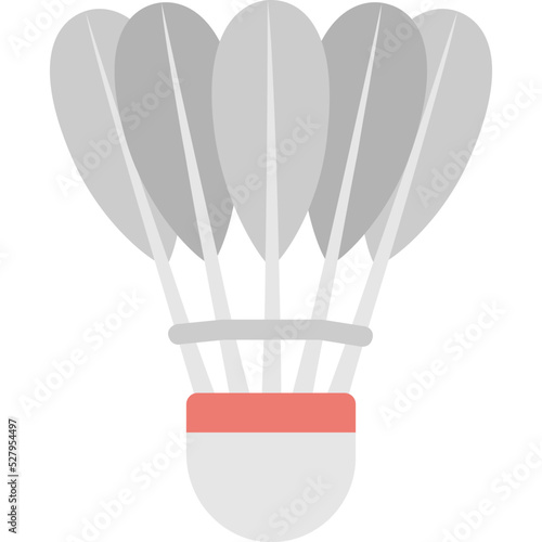 Shuttlecock Vector Icon