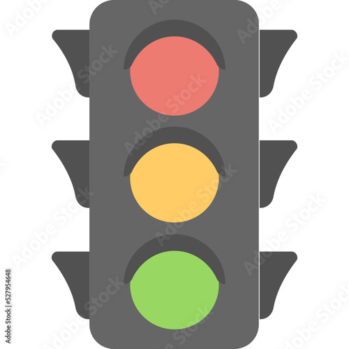 Traffic Lights Vector Icon