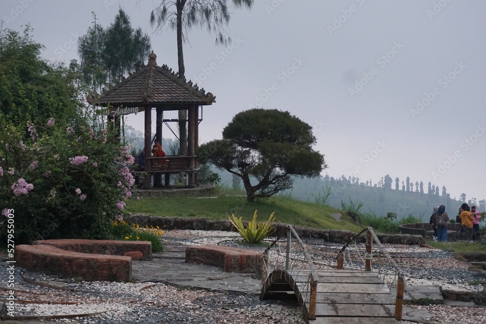 Obraz premium gazebo in the garden