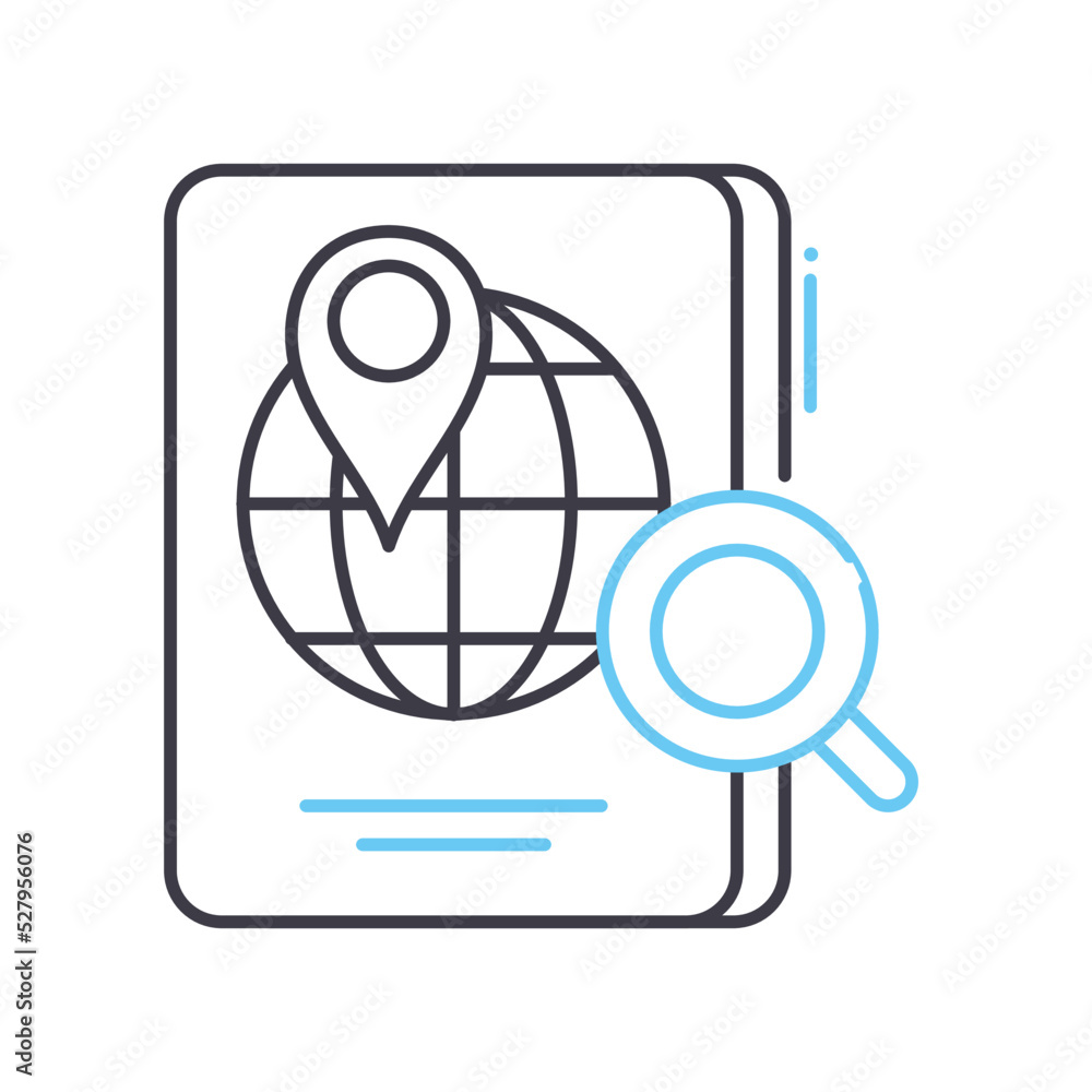 ring the doctor line icon, outline symbol, vector illustration, concept sign ring the doctor line icon, outline symbol, vector illustration, concept sign