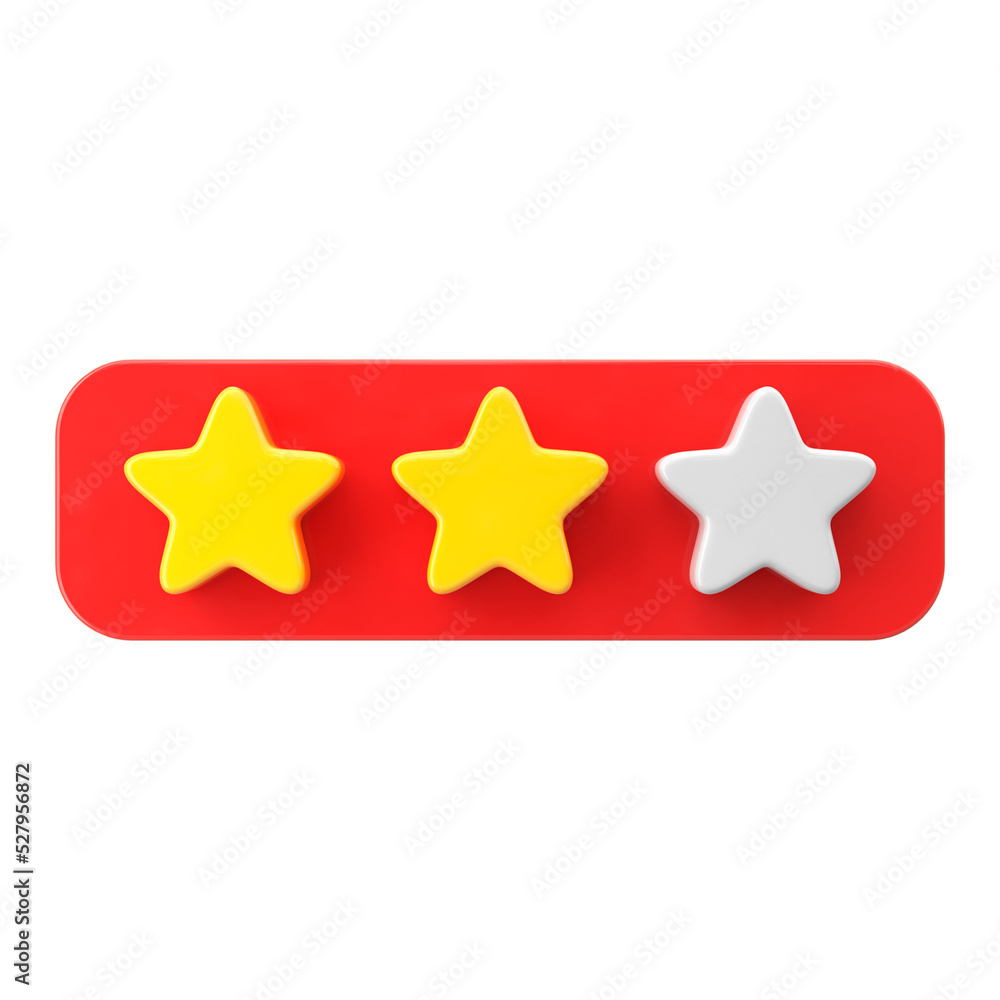 Review star. Star rating. 3D element. Review star. Star rating. 3D element.