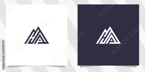 letter hp ph logo design