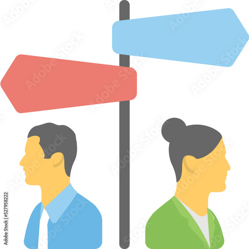 Guidepost Vector Icon