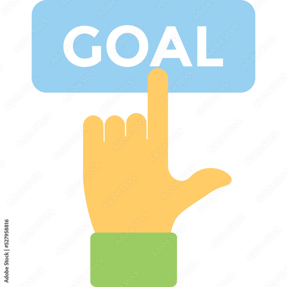 Goal Vector Icon Goal Vector Icon