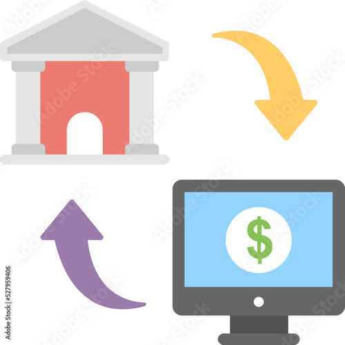 Ebanking Vector Icon