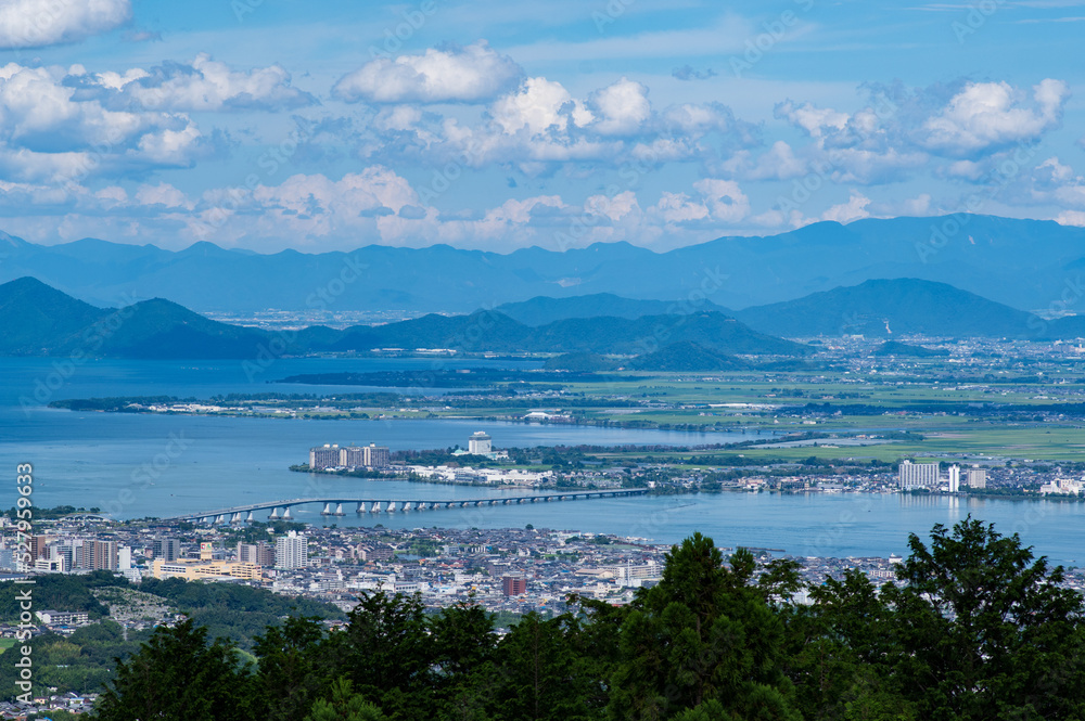 比叡山ドライブウエイからの琵琶湖眺望