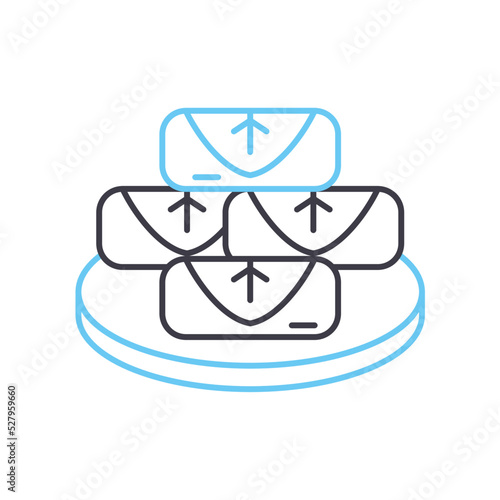 sarma line icon, outline symbol, vector illustration, concept sign