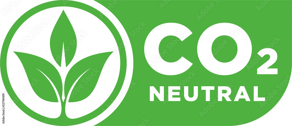 CO2 neutral green rough textured stamp - carbon emissions free (no air atmosphere pollution) industrial production eco-friendly isolated sign CO2 neutral green rough textured stamp - carbon emissions free (no air atmosphere pollution) industrial production eco-friendly isolated sign