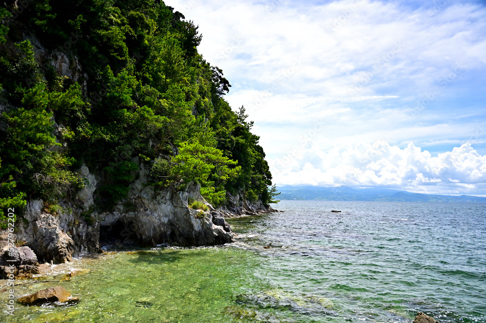 Fototapeta premium 片島魚雷発射試験場跡