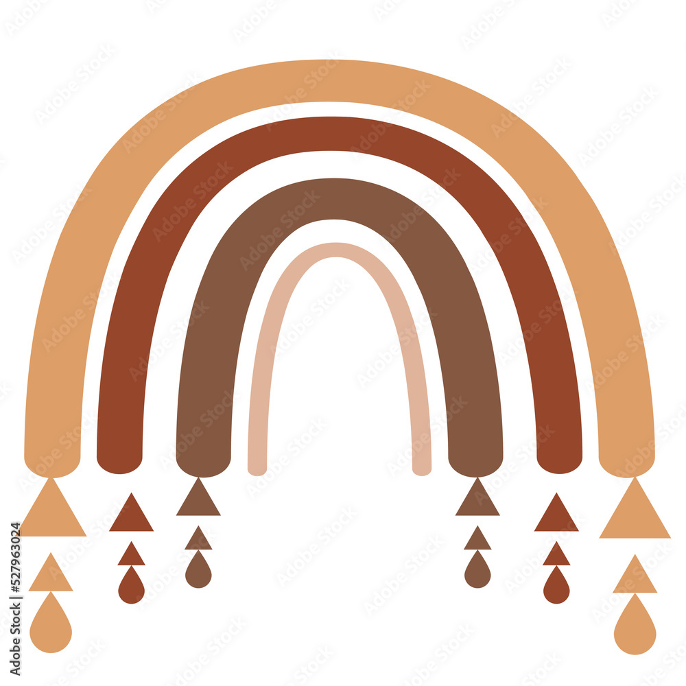 Boho rainbow colour modern design Boho rainbow colour modern design