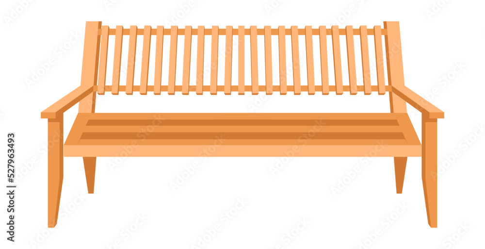 Wooden bench for park or garden outdoors furniture Wooden bench for park or garden outdoors furniture