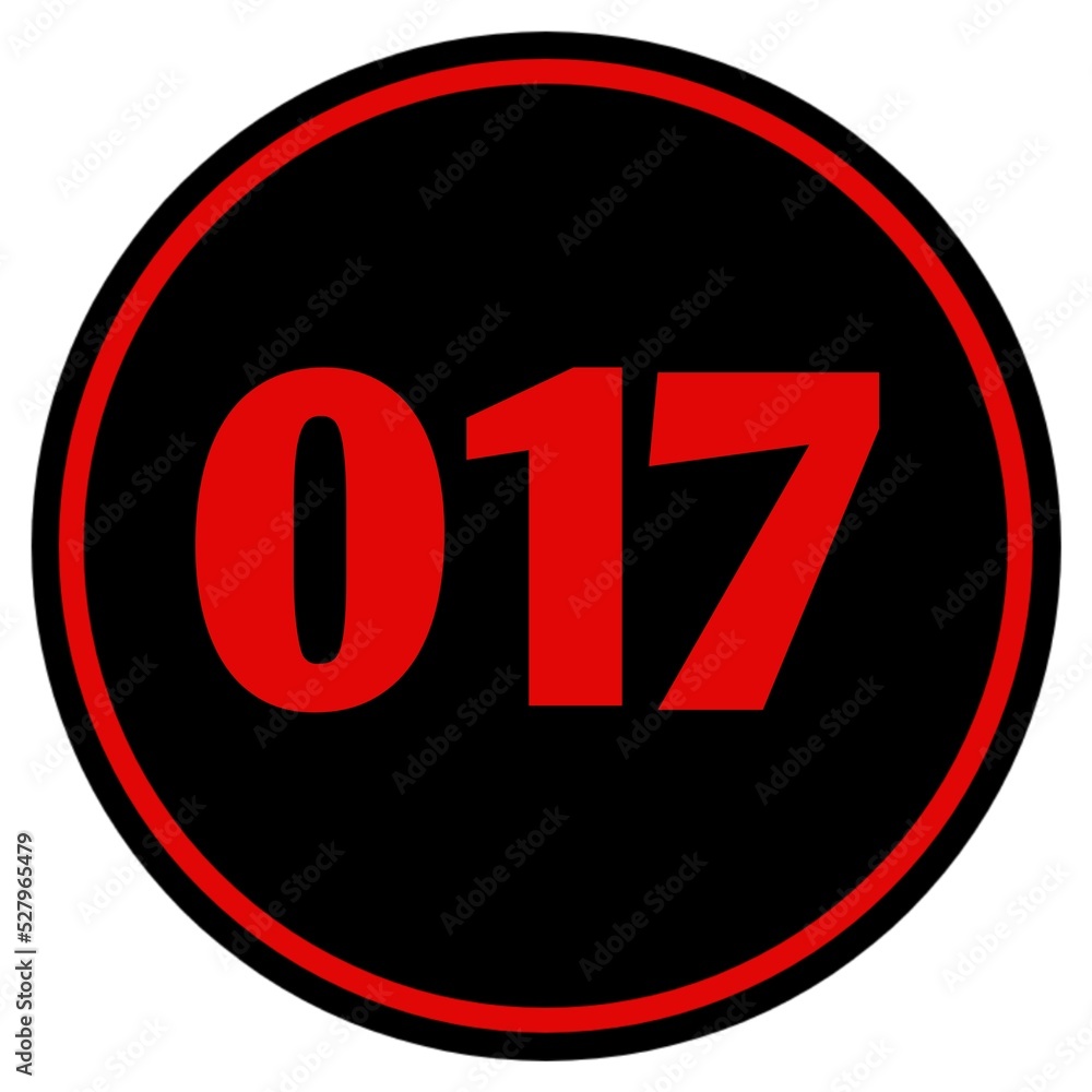 The serial number of participants in the form of a circle with a black background, red numbers to be placed on the chest or back The serial number of participants in the form of a circle with a black background, red numbers to be placed on the chest or back