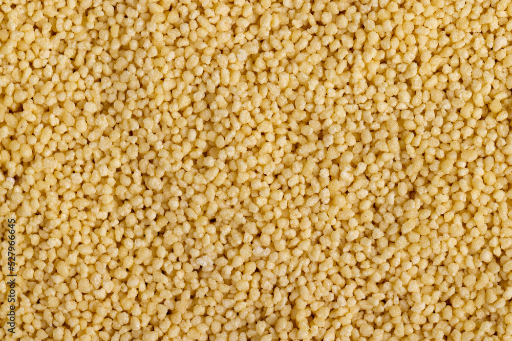 Fresh raw porridge couscous from wheat or millet Fresh raw porridge couscous from wheat or millet