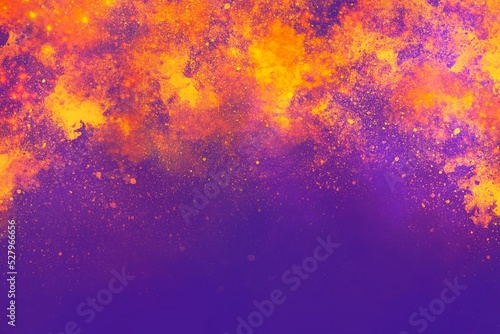 ハロウィンの抽象的な背景素材 オレンジ 紫
