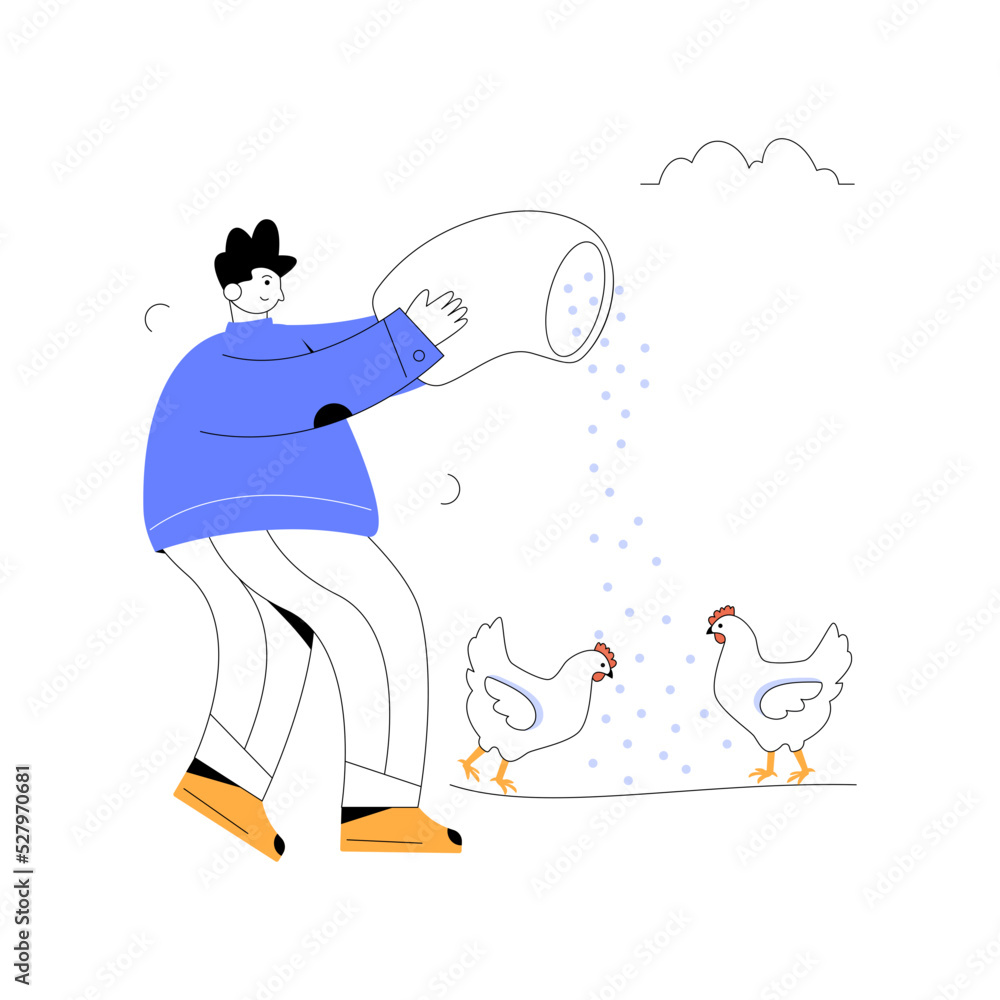 A flat illustration of social network A flat illustration of social network
