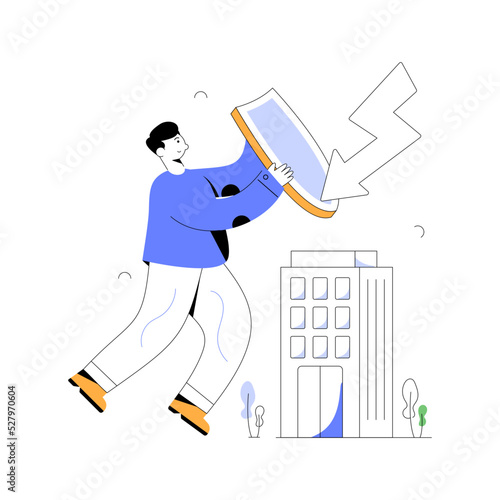 Trendy flat illustration of decision making 