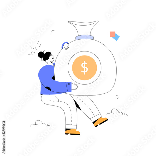 Trendy flat illustration of decision making 
