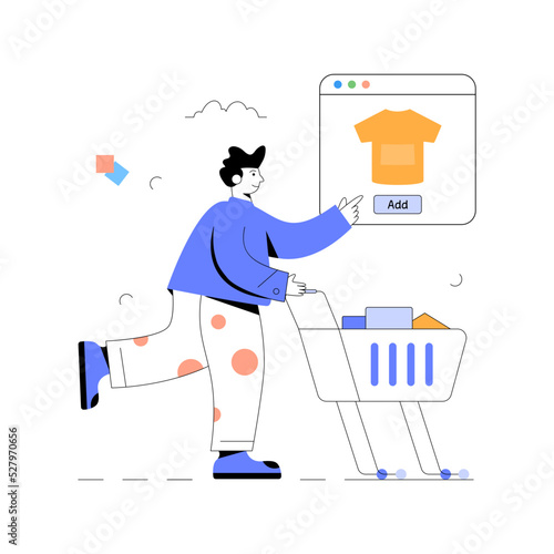 A character based flat illustration of business discussion 