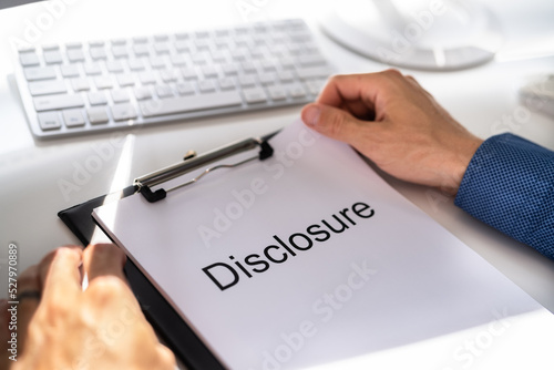 Business Disclosure Paper. Data Security Lawyer