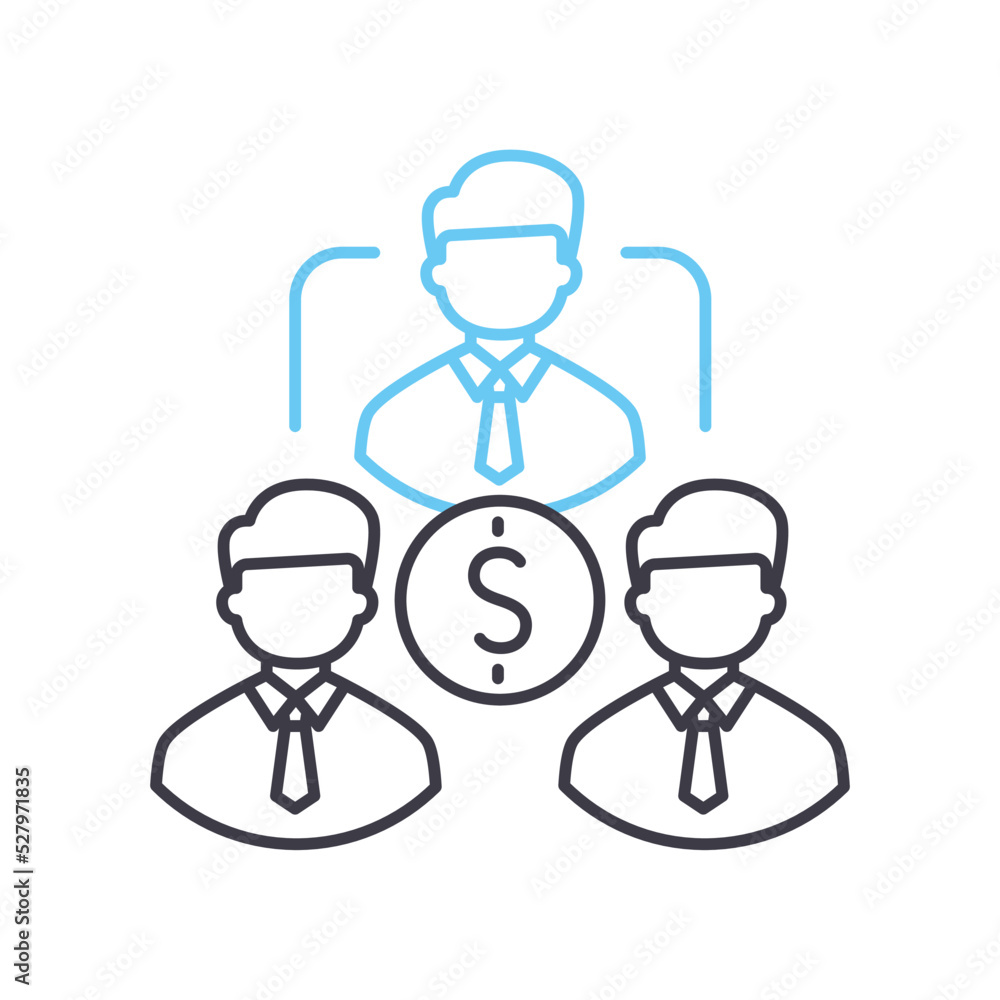 team relationship line icon, outline symbol, vector illustration, concept sign team relationship line icon, outline symbol, vector illustration, concept sign