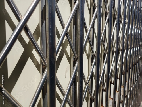 abstract metal grid background