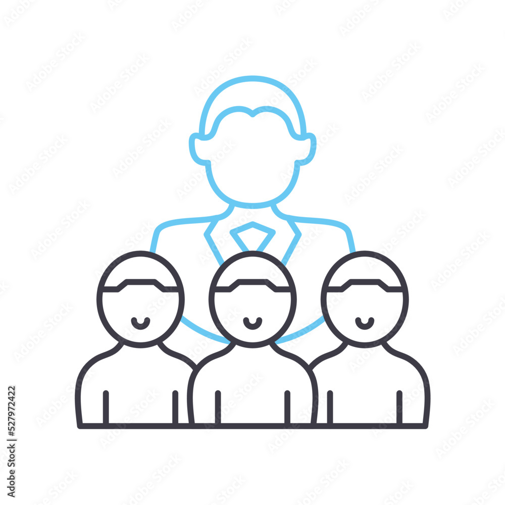 teamwork line icon, outline symbol, vector illustration, concept sign teamwork line icon, outline symbol, vector illustration, concept sign