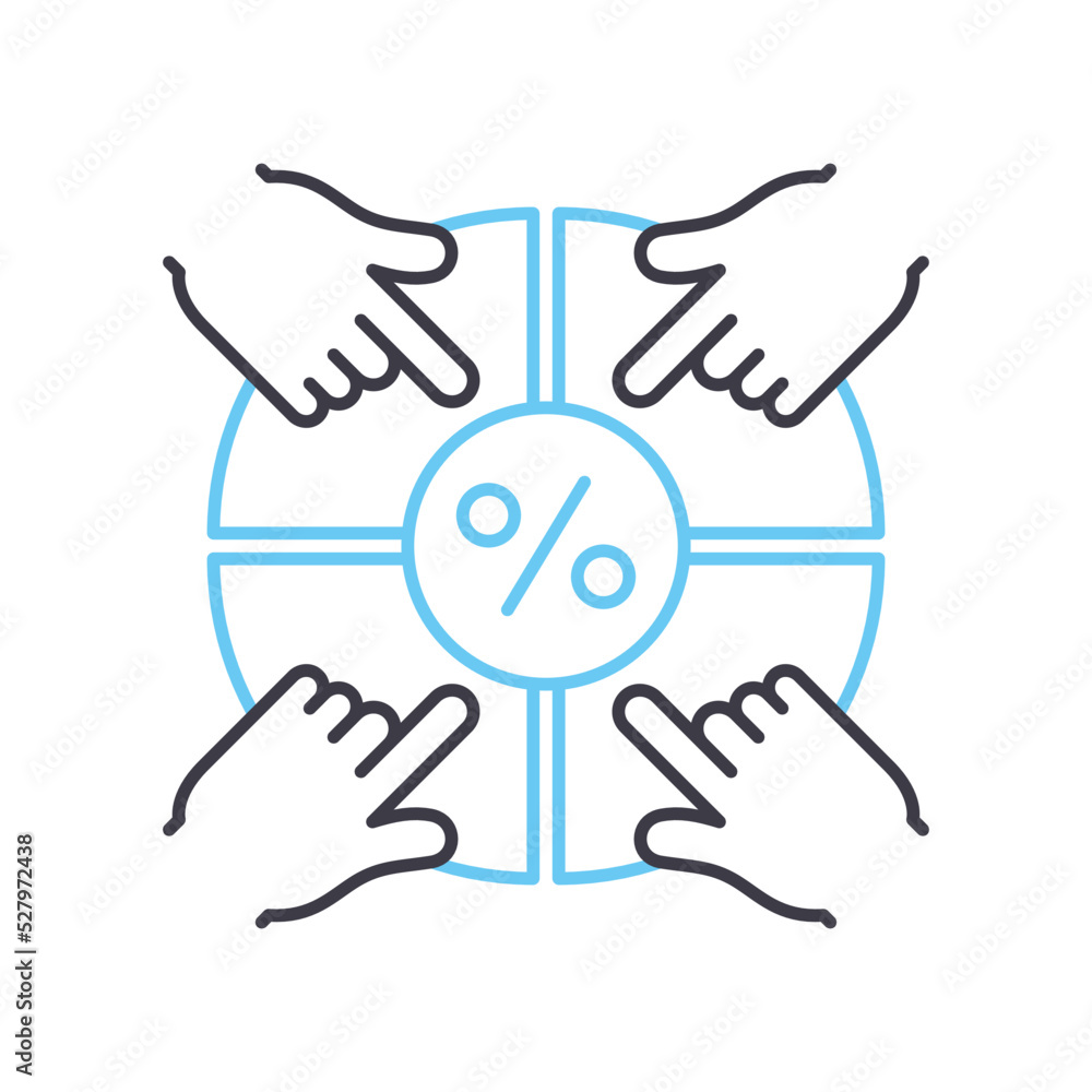 team prices line icon, outline symbol, vector illustration, concept sign team prices line icon, outline symbol, vector illustration, concept sign