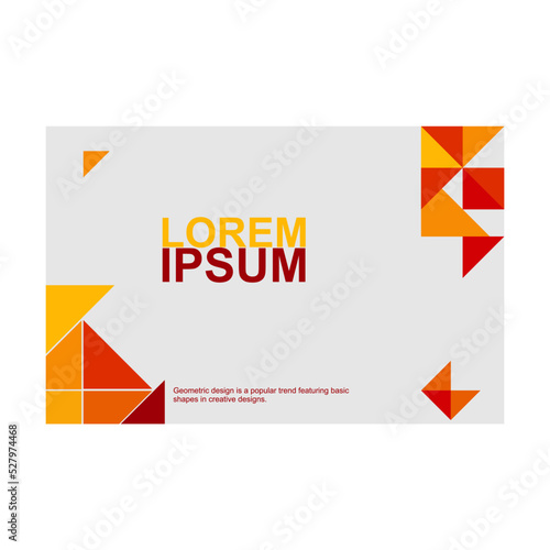 Free Download Banner in flat style. Perfect for flyers, web posters, presentation templates, cover designs. Vector . - GFXLoad