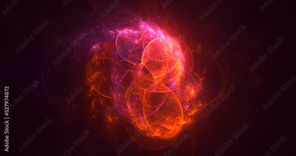 3D rendering abstract multicolor fractal light background 3D rendering abstract multicolor fractal light background