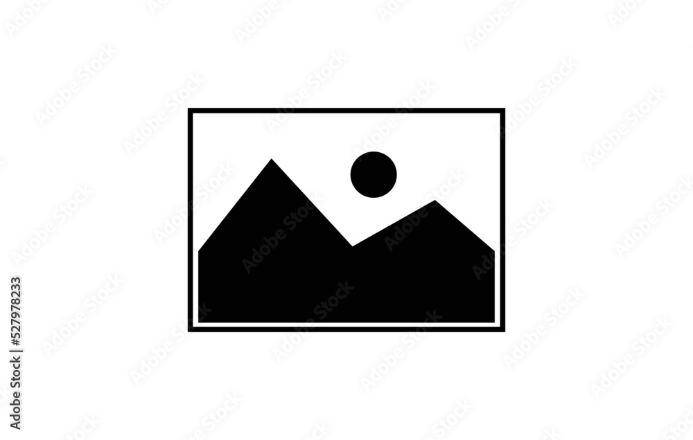 picture icon in trendy flat style isolated on background. picture icon in trendy flat style isolated on background.