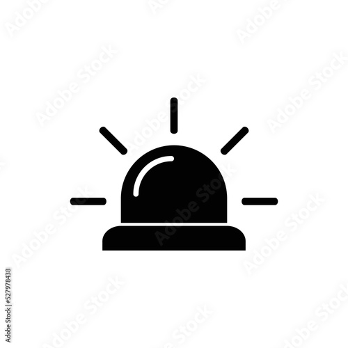 medical siren icon design template. Trendy style, vector. EPS 10