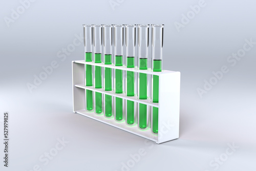 Test tube with chemical solution