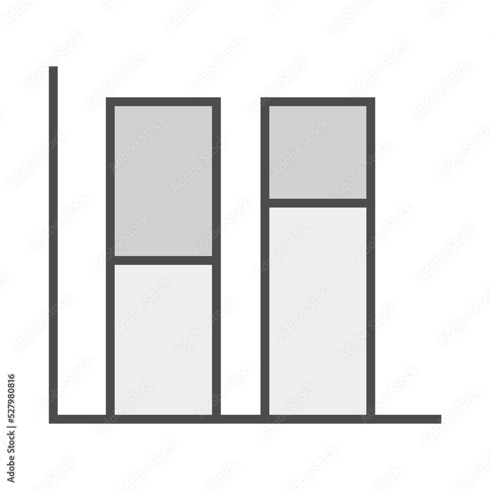 Digital composite of bar chart Digital composite of bar chart