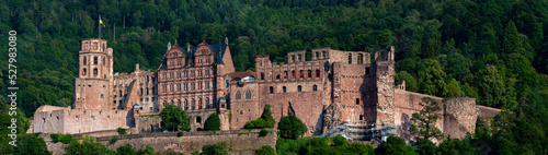 Panoramic view of Heidelberg castle