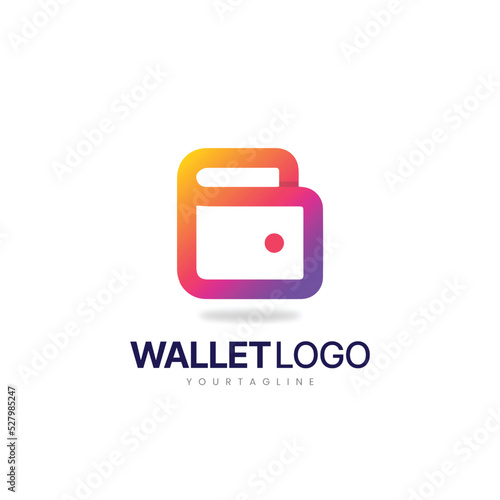 finance logo - wallet logo - letter mark logo