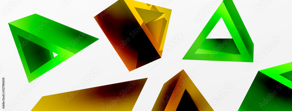 3d triangle abstract background. Basic shape technology or business concept composition. Trendy techno business template for wallpaper, banner, background or landing 3d triangle abstract background. Basic shape technology or business concept composition. Trendy techno business template for wallpaper, banner, background or landing