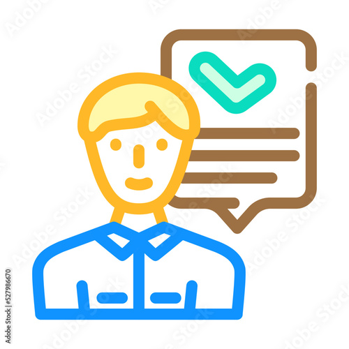 mql marketing qualified lead color icon vector. mql marketing qualified lead sign. isolated symbol illustration